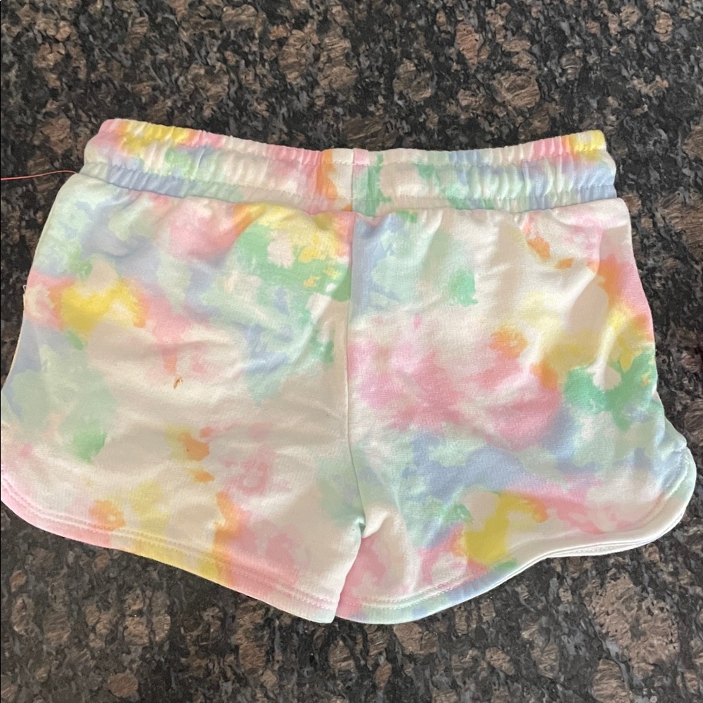 Bundle NWT Old Navy Pink Skort with Cherry Print and Tye Dye Shorts - Picture 10 of 12